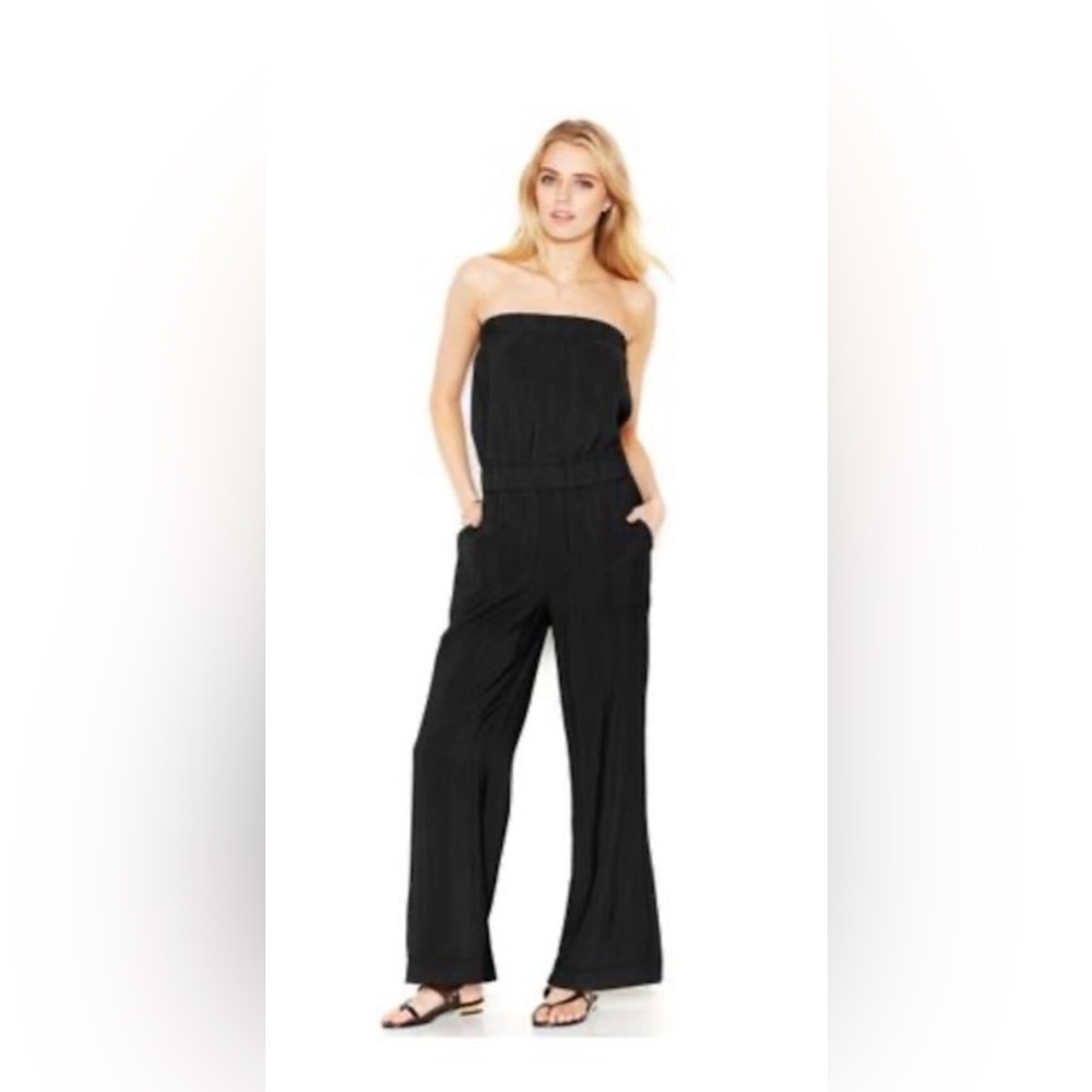 RACHEL Rachel Roy Black Drape Jumpsuit